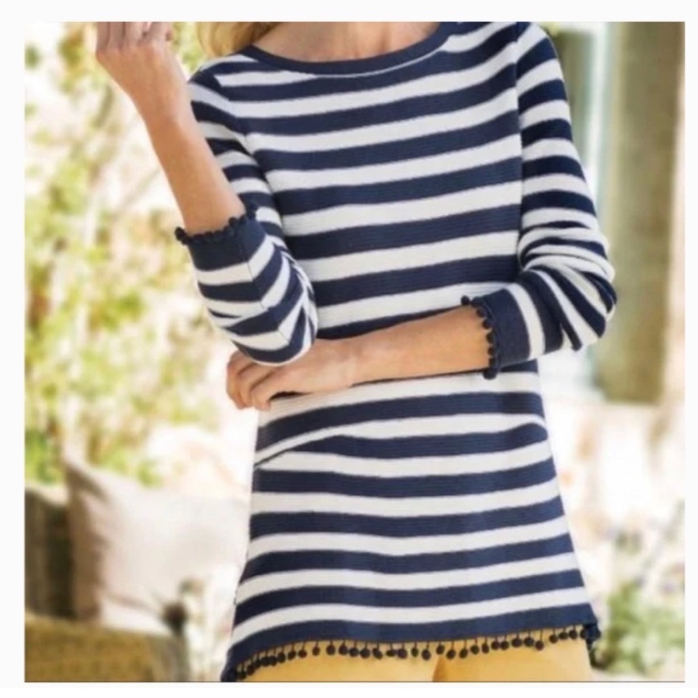 Soft Surroundings Nautical Sweater